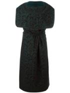 Comme Des Garçons Vintage Floral Flock Halterneck Dress, Circa 1990 -
