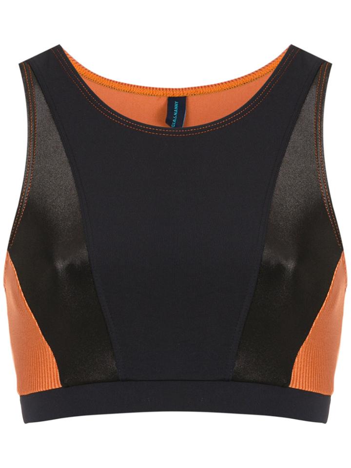 Lygia & Nanny Top Medal Cap Metalizados - Black