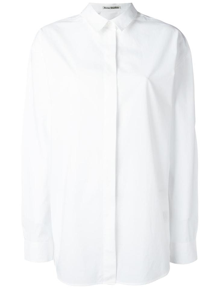 Acne Studios 'bela Soft' Blouse, Women's, Size: 34, White, Cotton