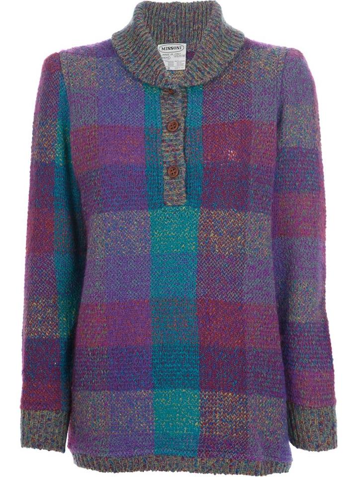 Missoni Vintage Checked Jumper