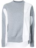 Sacai - Deconstructed Sweatshirt - Women - Cotton - 3, Grey, Cotton