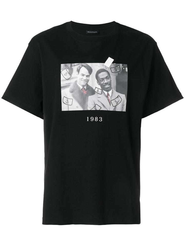 Throw Back Trading Places T-shirt - Black