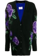 Magda Butrym Flower Cardigan - Black