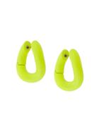 Balenciaga Loop Earrings - Yellow