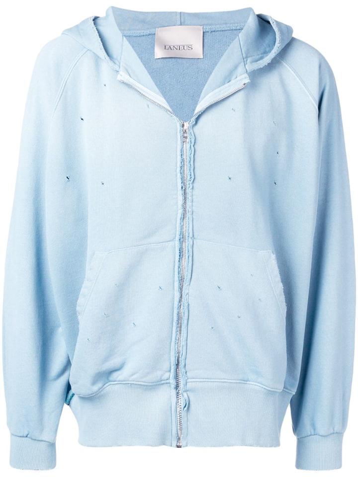 Laneus Basic Hooded Jacket - Blue