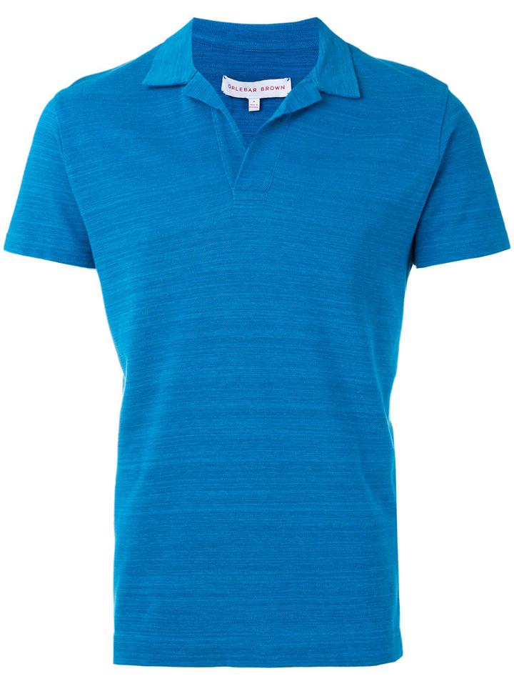 Orlebar Brown - Polo Shirt - Men - Cotton - S, Blue, Cotton