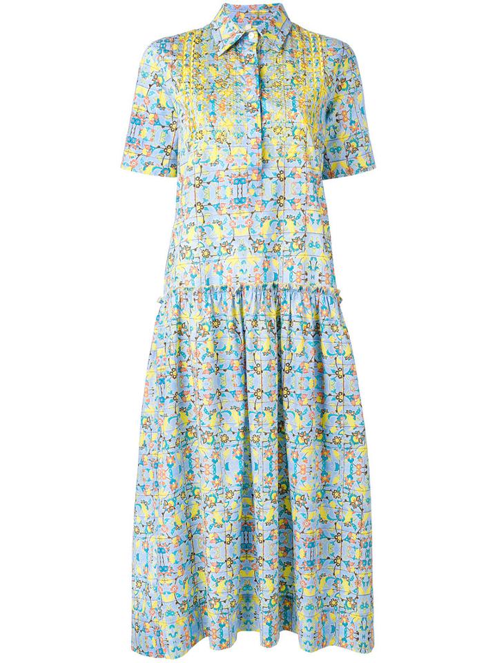 Miahatami - Gathered Printed Dress - Women - Cotton - 42, Cotton