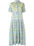 Miahatami - Gathered Printed Dress - Women - Cotton - 42, Cotton