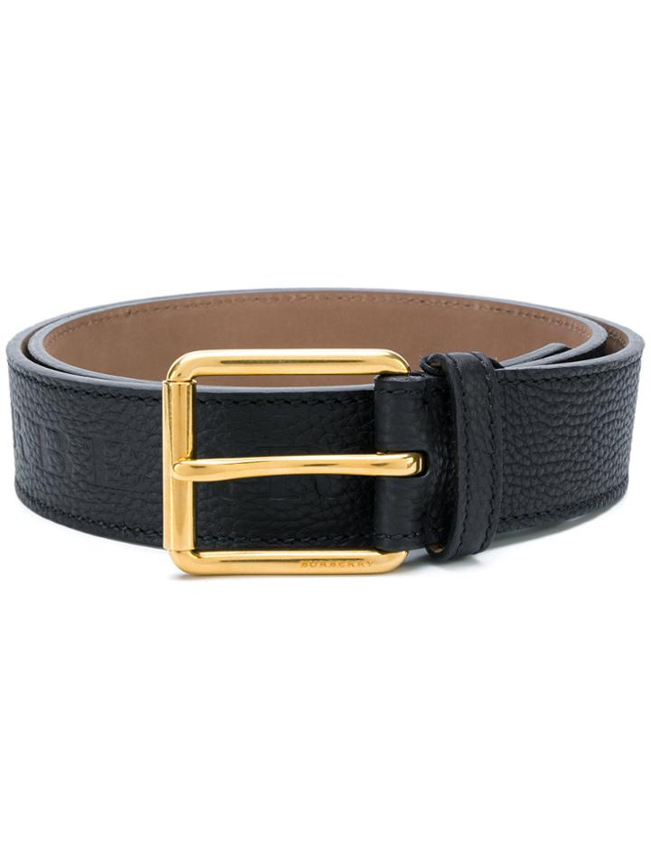 Burberry Buckled Belt - Black