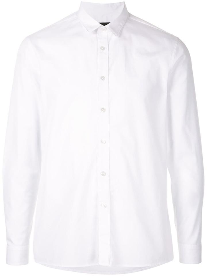 Knott Men Pointed Collar Shirt - White