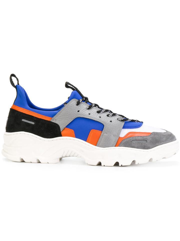 Ami Alexandre Mattiussi Running Neoprene Sneakers - Multicolour