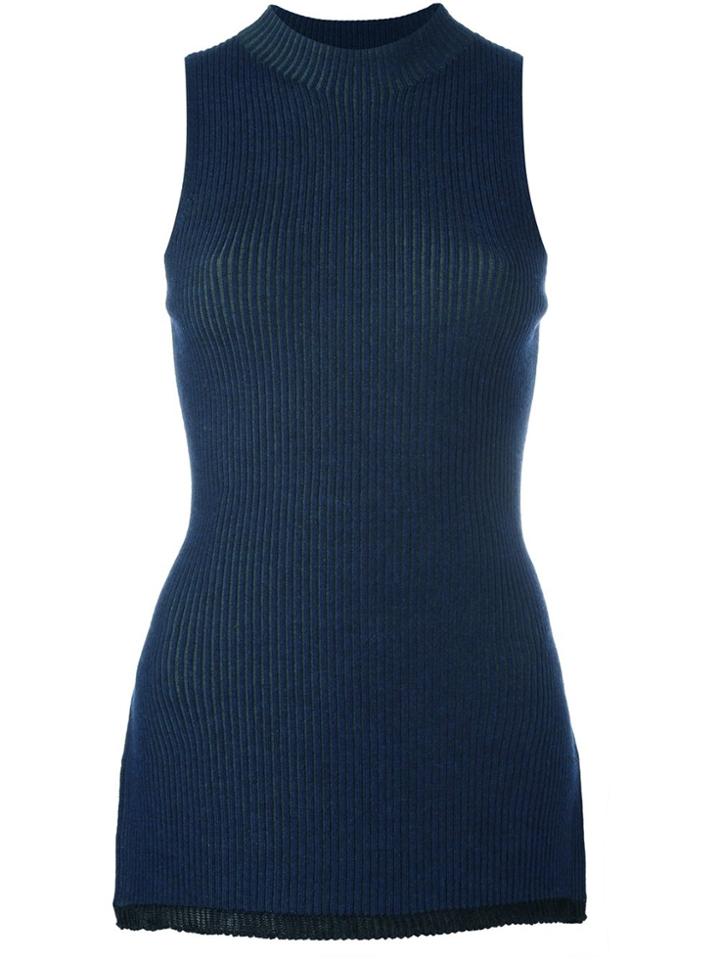 3.1 Phillip Lim Knitted Tank - Blue