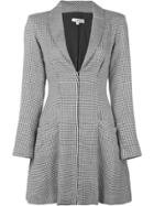 Miaou Checked Blazer Dress - Black