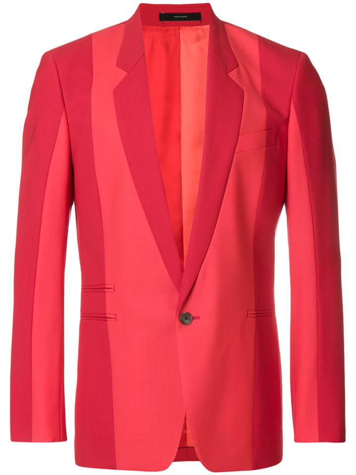 Paul Smith Tonal Panelled Blazer - Red