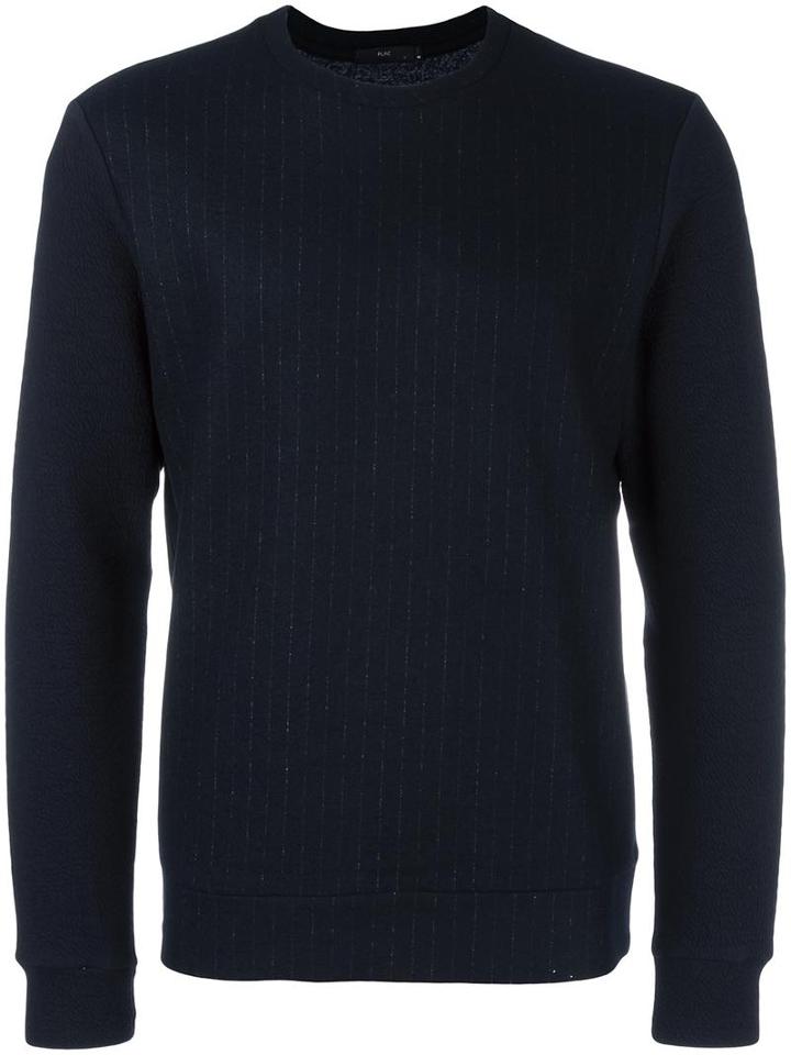 Plac Pinstripe Sweatshirt, Men's, Size: Medium, Blue, Wool/rayon/polyester/cotton