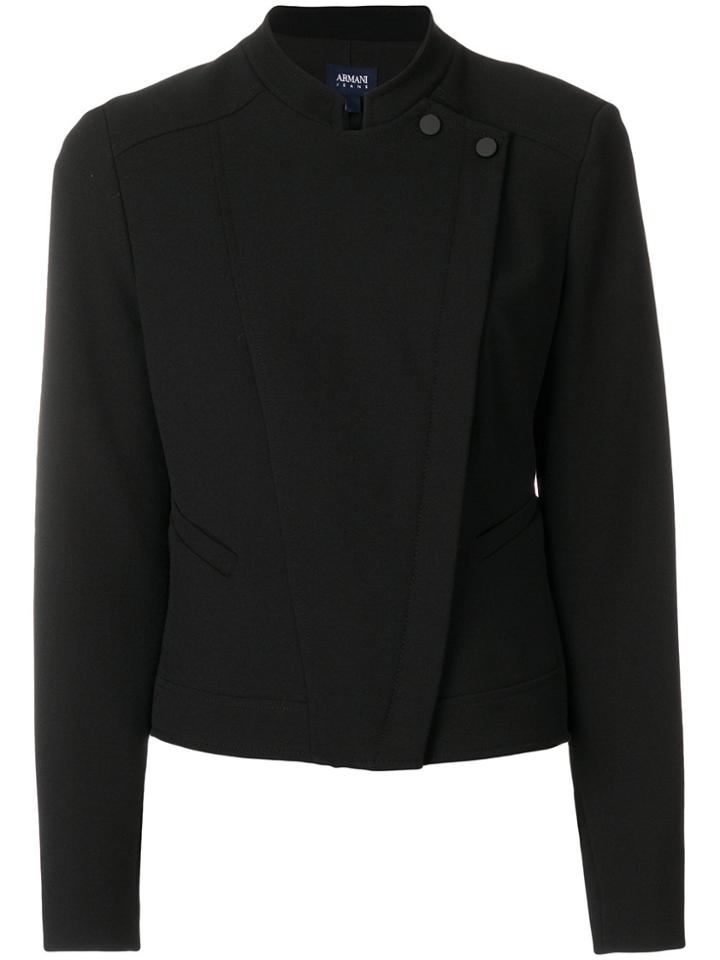 Armani Jeans Asymmetric Jacket - Black