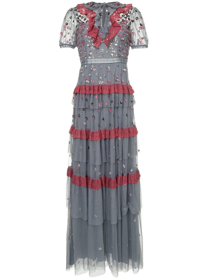 Needle & Thread Nova Tulle Gown - Blue