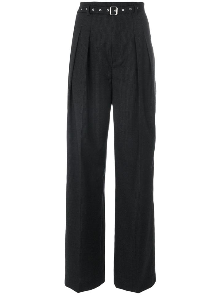 Iro Pleated Wide Leg Trousers - Black