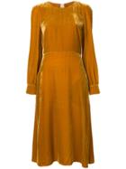 Rochas Mid-length Dress - Yellow & Orange