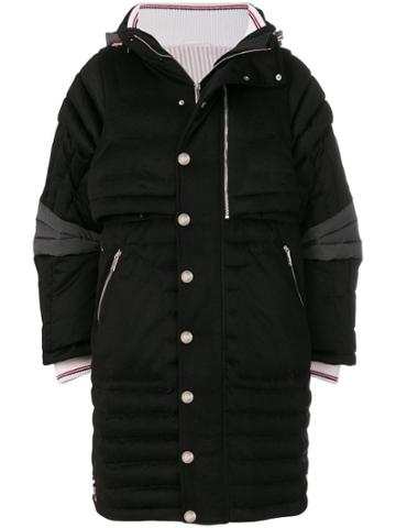 Thom Browne Articulated Down-filled Cashmere Parka - Black
