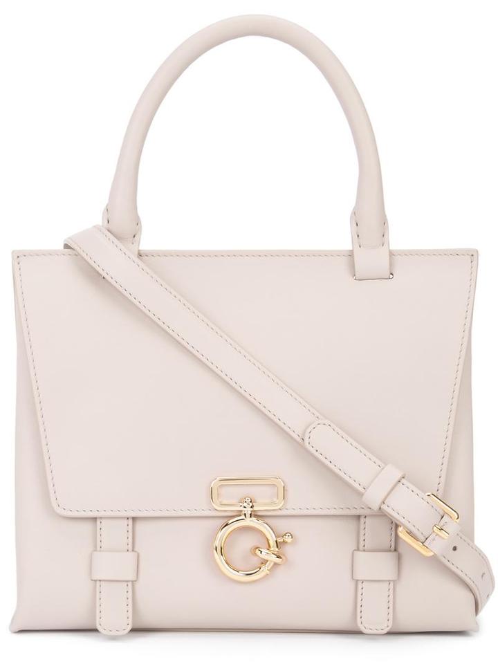Derek Lam 10 Crosby Top Handle Tote, Women's, Nude/neutrals, Nappa Leather