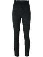 Dolce & Gabbana Lace Leggings, Women's, Size: 38, Black, Polyester/spandex/elastane/acetate/viscose