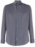 Z Zegna Melange Formal Shirt - Grey