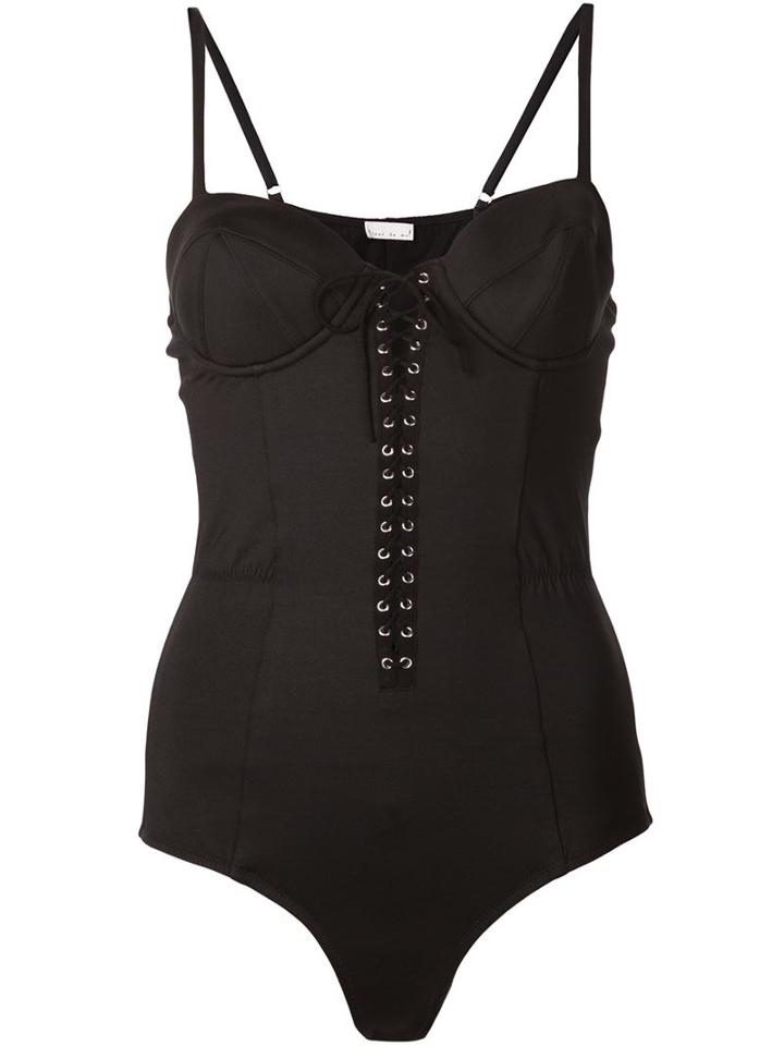 Fleur Du Mal 'lace Bullet' One Piece