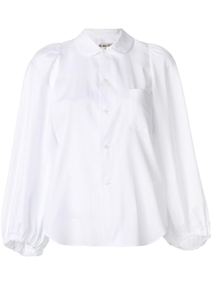 Comme Des Garçons Balloon Sleeve Shirt - White