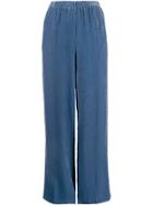 Forte Forte Sky Velvet Trousers - Blue
