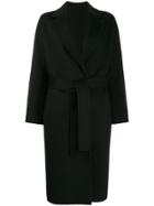 N.peal Cashmere Belted Coat - Black