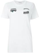 Chiara Ferragni 'flirting' T-shirt, Women's, Size: Large, White, Cotton