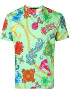 Versace Baroque Print T-shirt - Green