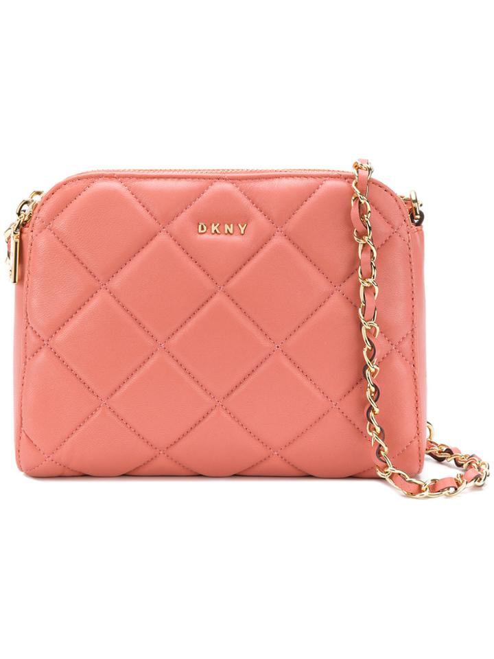 Donna Karan Barbara Shoulder Bag - Pink & Purple