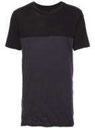 Unravel Project Two Tone T-shirt - Black