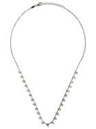 As29 18kt Black Gold 25 Baguette Diamond Round Necklace