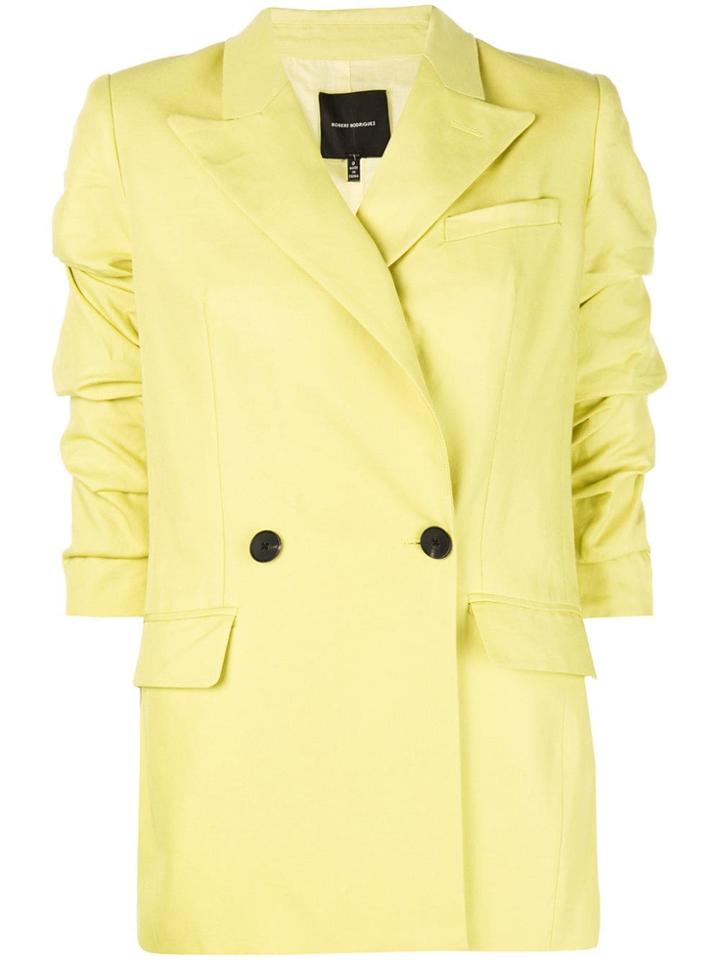 Robert Rodriguez Studio Two Button Blazer - Green