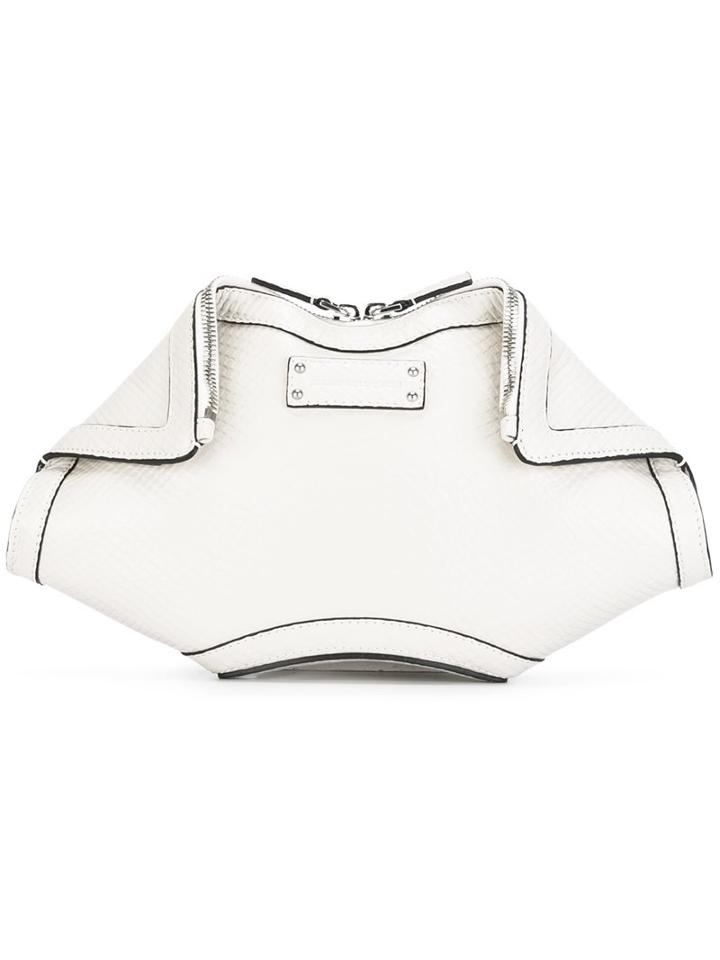 Alexander Mcqueen 'de Manta' Clutch, Women's, White