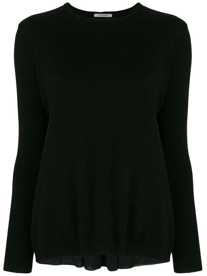 Iceberg Back Panel Jumper - Black