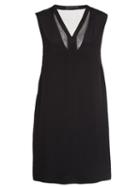 Alexander Wang Crepe Mesh Dress