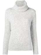Blugirl Roll-neck Fitted Sweater - Grey