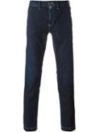 Jacob Cohen Denim Chinos, Men's, Size: 35, Blue, Cotton/polyester/spandex/elastane