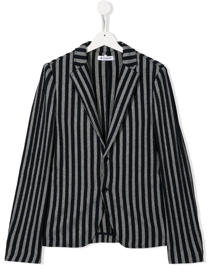 Dondup Kids Teen Striped Blazer - Blue