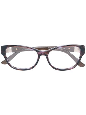 Swarovski Eyewear Cat-eye Frame Glasses - Brown