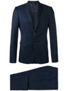 Emporio Armani - Two Piece Suit - Men - Cupro/wool/virgin Wool - 54, Blue, Cupro/wool/virgin Wool