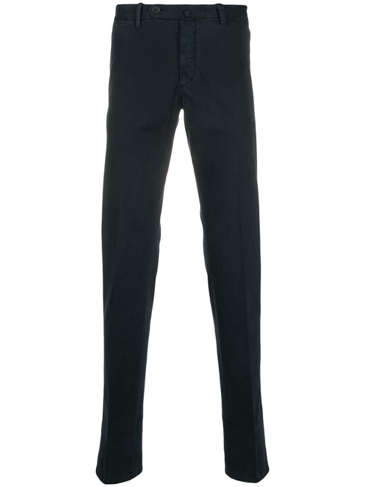 Corneliani Slim Fit Chinos - Blue