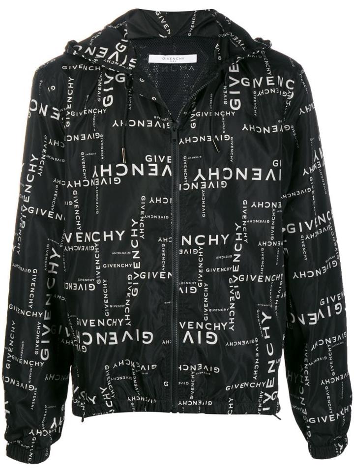Givenchy Logo Print Lightweight Jacket - Black