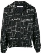 Givenchy Logo Print Lightweight Jacket - Black
