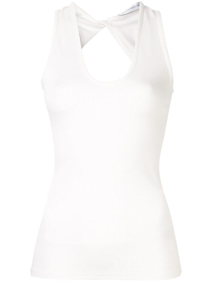 Christopher Esber Open Back Vest Top - White