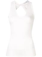 Christopher Esber Open Back Vest Top - White